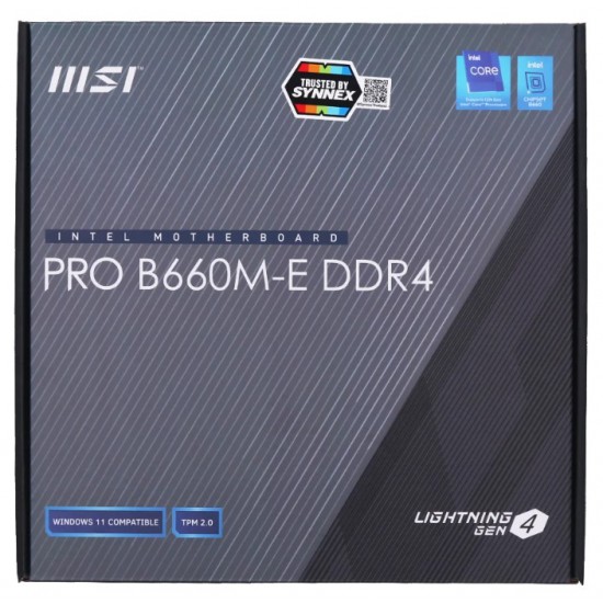 เมนบอร์ด MAINBOARD MSI Pro B660M-E DDR4 (Socket1700) สามารถออกใบกำกับภาษีได้