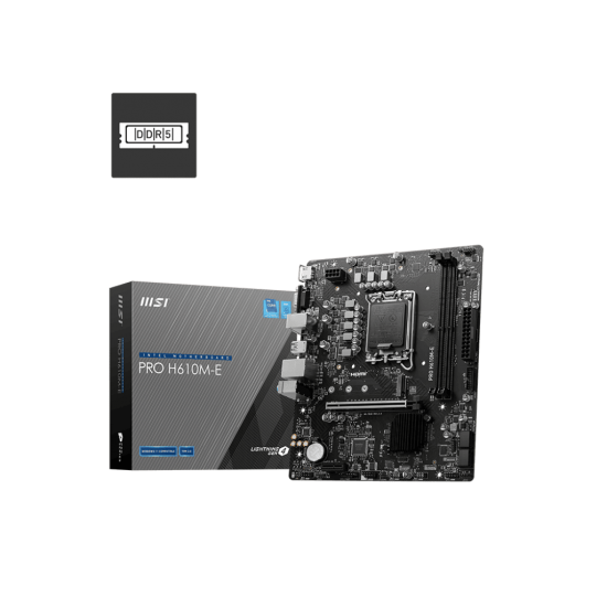เมนบอร์ด Mainboard MSI PRO H610M-E DDR5 (Socket1700) สามารถออกใบกำกับภาษีได้