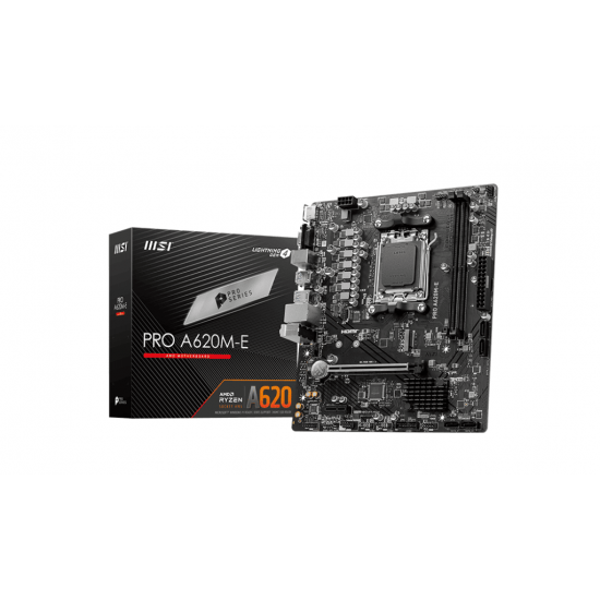 เมนบอร์ด MAINBOARD MSI Pro A620M-E DDR5 (Socket AM5) (911-7E28-001) สามารถออกใบกำกับภาษีได้