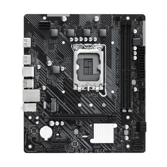 เมนบอร์ด MAINBOARD ASRock H610M-H2/M.2 (Socket1700) DDR4 Micro ATX สามารถออกใบกำกับภาษีได้