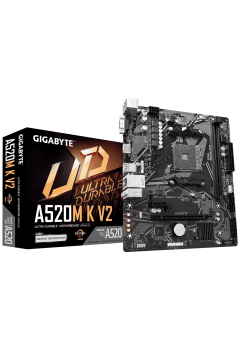 เมนบอร์ด MAINBOARD Gigabyte A520M-K V2 (Socket AM4) DDR4 (9MA52MK2-00-G11) สามารถออกใบกำกับภาษีได้