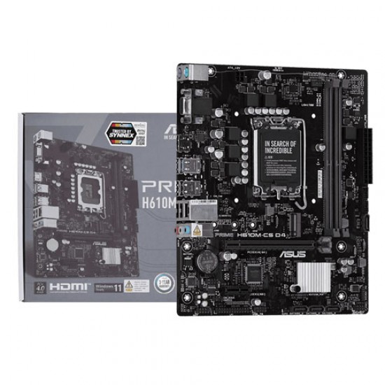 เมนบอร์ด MAINBOARD ASUS Prime H610M-CS D4 (Socket1700) DDR4 (PRIME-H610M-CS-D4) สามารถออกใบกำกับภาษีได้