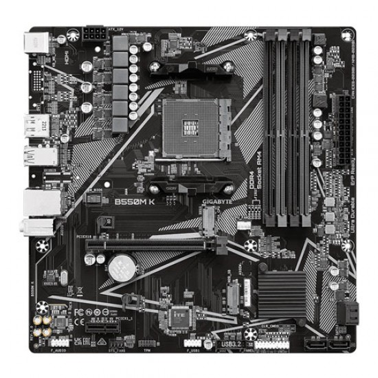 เมนบอร์ด MAINBOARD Gigabyte B550M-K (REV.1.0) DDR4 SOCKET AM4 (MICRO-ATX) สามารถออกใบกำกับภาษีได้