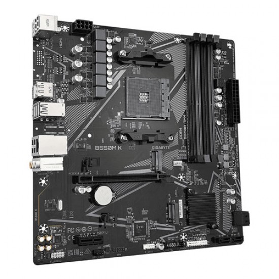 เมนบอร์ด MAINBOARD Gigabyte B550M-K (REV.1.0) DDR4 SOCKET AM4 (MICRO-ATX) สามารถออกใบกำกับภาษีได้