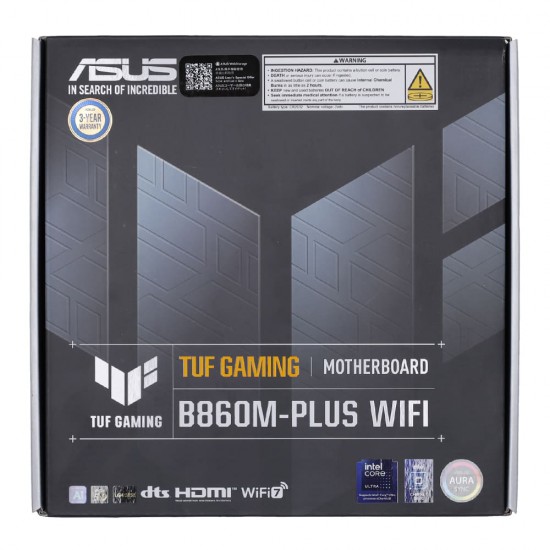 เมนบอร์ด MAINBOARD Asus TUF GAMING B860M-PLUS WIFI DDR5 Socket 1851(TUF GAMING B860M-PLUS WIFI) สามารถออกใบกำกับภาษีได้