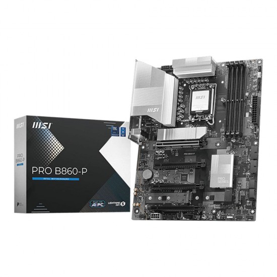 เมนบอร์ด MAINBOARD MSI Pro B860-P Intel Socket 1851 DDR5 ATX (911-7E41-002) สามารถออกใบกำกับภาษีได้