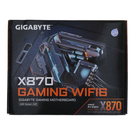 เมนบอร์ด MAINBOARD Gigabyte X870 Gaming WiFi6 AMD Socket AM5 (9MX87GW-00-G10) สามารถออกใบกำกับภาษีได้