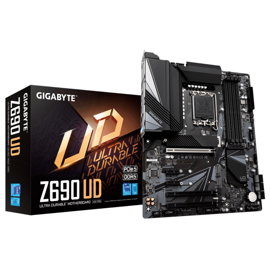 โปรซื้อคู่ถูกกว่า MAINBOARD Gigabyte Z690 UD (Socket1700) DDR5 + RAM Kingston 16Gb/5200 DDR5 FURY Beast Black (KF552C40BB-16)