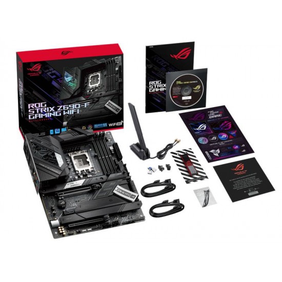 โปรซื้อคู่ถูกกว่า MAINBOARD Asus ROG STRIX Z690-F Gaming WIFI (Socket1700) DDR5 + RAM Kingston 16Gb/5200 DDR5 FURY Beast Black (KF552C40BB-16)