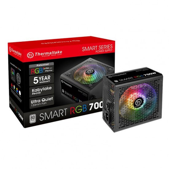 POWER SUPPLY THERMALTAKE SMART RGB 700W 80Plus (SPR-0700NHSAW)