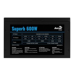 POWER SUPPLY AERO COOL SUPERB 600W