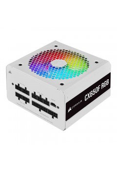POWER SUPPLY CORSAIR 650W CX650F RGB White (CP-9020226-NA) (80+ Bronze)