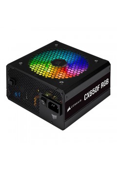 POWER SUPPLY CORSAIR 650W CX650F RGB Black (CP-9020217-NA) (80+ Bronze)