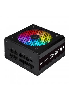 POWER SUPPLY CORSAIR 650W CX650F RGB Black (CP-9020217-NA) (80+ Bronze)
