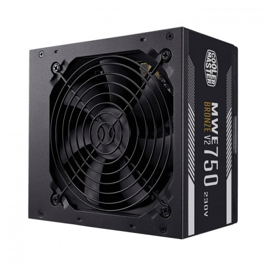 พาวเวอร์ซัพพลาย POWERSUPPLY Cooler Master MWE Bronze V2 750W 80Plus Bronze 230V Certified (MPE-7501-ACABW-BTH) สามารถออกใบกำกับภาษีได้
