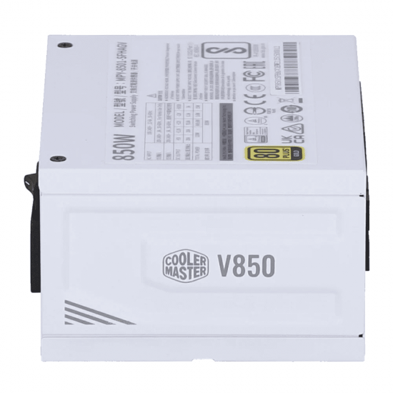 พาวเวอร์ซัพพลาย POWERSUPPLY Cooler Master V SFX 850W White Gold 80Plus Gold (MPY-8501-SFHAGV-3EWE) สามารถออกใบกำกับภาษีได้