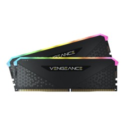 RAM Corsair 16 Gb/3200 DDR4 Black Vengeance RGB RS (CMG16GX4M2E3200C16)8Gbx2pcs.
