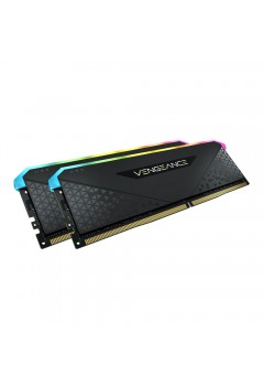 RAM Corsair 16 Gb/3200 DDR4 Black Vengeance RGB RS (CMG16GX4M2E3200C16)8Gbx2pcs.