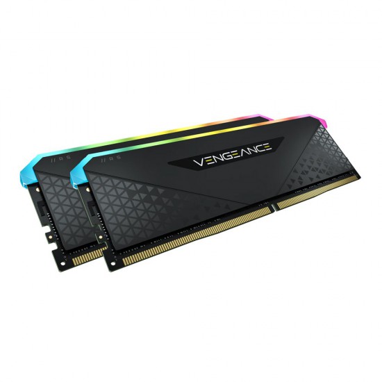 RAM Corsair 32 Gb/3200 DDR4 Black Vengeance RGB RS (CMG32GX4M2E3200C16)16Gbx2pcs.