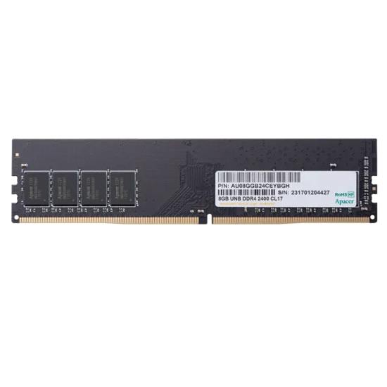 แรม RAM Apacer 8Gb/3200-22 DDR4-DIMM 1024x8 GB RP(EL.08G21.GSH) (AU08GGB32CSYBGH)(ZC.A01ST.09R) สามารถออกใบกำกับภาษีได้