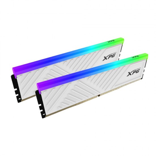 RAM ADATA D35G XPG 16Gb/3200 (8Gbx2) DDR4 RGB White (AX4U32008G16A-DTWHD35G) สามารถออกใบกำกับภาษีได้
