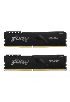 แรม RAM PC Kingston 16Gb/3200 DDR4 FURY Beast Black (KF432C16BBK2/16)8Gbx2 สามารถออกใบกำกับภาษีได้