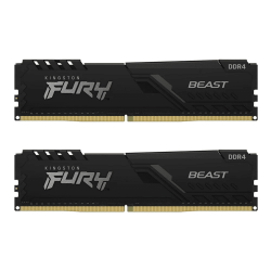 แรม RAM PC Kingston 16Gb/3200 DDR4 FURY Beast Black (KF432C16BBK2/16)8Gbx2 สามารถออกใบกำกับภาษีได้