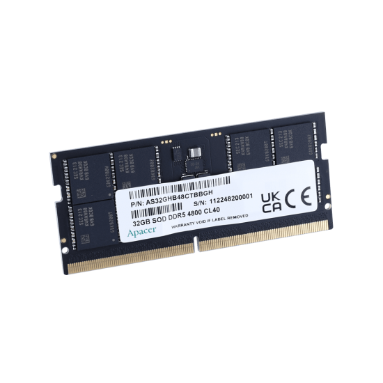 แรมโน๊ตบุ๊ค RAM NB Apacer 16Gb/4800 DDR5 (FS.16G2A.PTH)(AS16GHB48CTBBGH)(ZC.A01ST.0BM)(F) สามารถออกใบกำกับภาษีได้