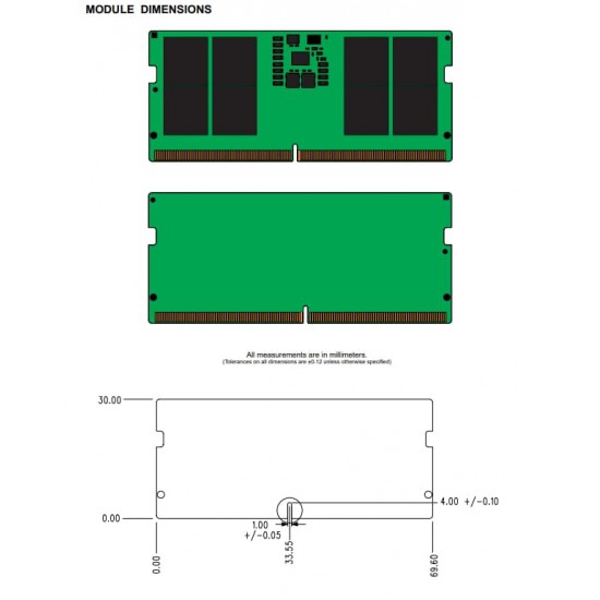 แรม RAM NB Kingston 16Gb/5600 DDR5 CL46 Non-ECC SODIMM (KVR56S46BS8-16) สามารถออกใบกำกับภาษีได้