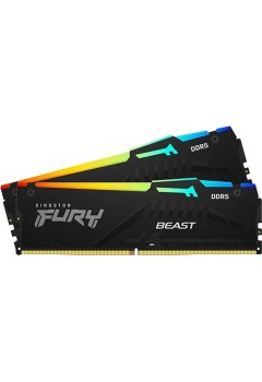 แรม RAM PC Kingston 16Gb/4800 DDR5 CL38 FURY Beast RGB (KF548C38BBAK2/16) สามารถออกใบกำกับภาษีได้