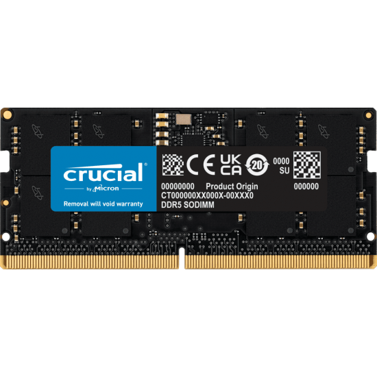 แรม RAM NB Crucial 16Gb DDR5/5600 SODIMM CL46 (CCL-CT16G56C46S5) สามารถออกใบกำกับภาษีได้