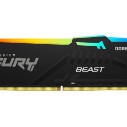 แรม RAM PC Kingston 8Gb/5600 DDR5 CL40 FURY Beast Black RGB (KF556C40BBA-8) สามารถออกใบกำกับภาษีได้