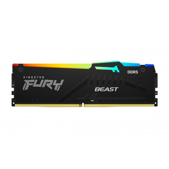 แรม RAM PC Kingston 8Gb/5600 DDR5 CL40 FURY Beast Black RGB (KF556C40BBA-8) สามารถออกใบกำกับภาษีได้