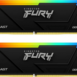 แรม RAM PC Kingston 16Gb/3600 DDR4 FURY Beast RGB (KF436C17BB2AK2/16) (2x8GB) สามารถออกใบกำกับภาษีได้