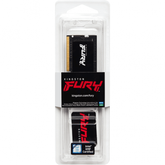 แรมโน๊ตบุ๊ค RAM  SO-DIMM Kingston 8Gb/4800 DDR5 FURY Impact Black(KF548S38IB-8) สามารถออกใบกำกับภาษีได้
