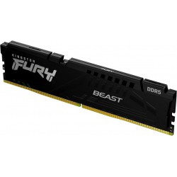 แรม RAM PC Kingston 32Gb/5200 DDR5 CL40 DIMM FURY Beast Black (KF552C40BB-32)32GBx1 สามารถออกใบกำกับภาษีได้