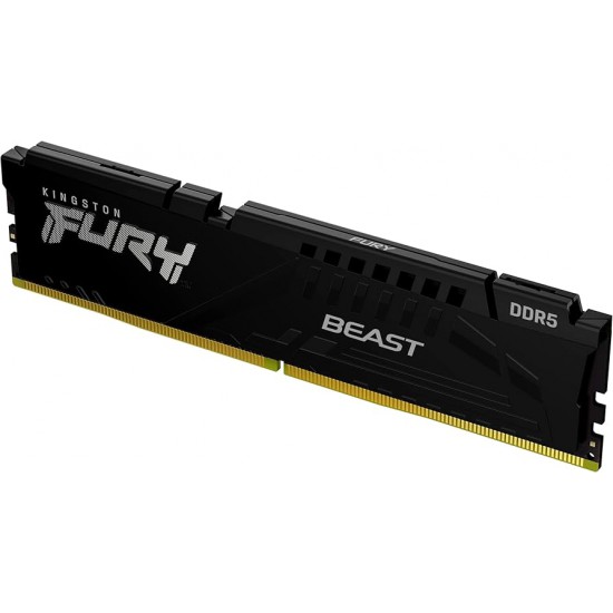 แรม RAM PC Kingston 32Gb/5200 DDR5 CL40 DIMM FURY Beast Black (KF552C40BB-32)32GBx1 สามารถออกใบกำกับภาษีได้