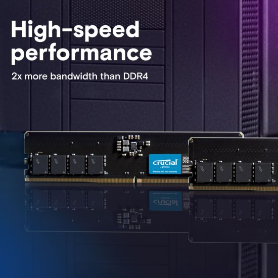 แรม RAM PC Crucial 8Gb DDR5/4800 UDIMM CL40 (CCL-CT8G48C40U5) สามารถออกใบกำกับภาษีได้