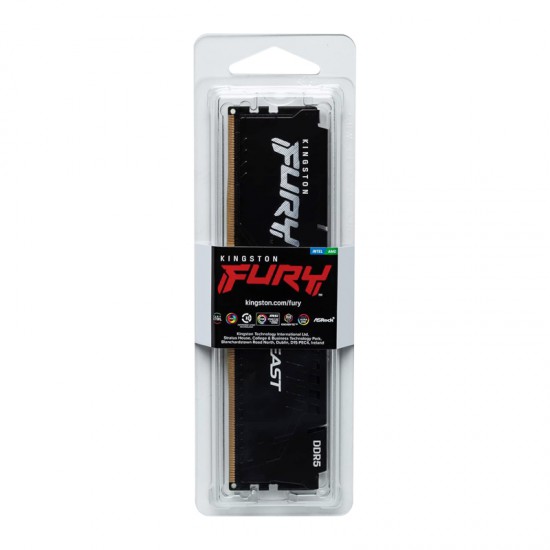 แรม RAM PC Kingston 8Gb/4800 DDR5 FURY Beast Black (KF548C38BB/8) สามารถออกใบกำกับภาษีได้