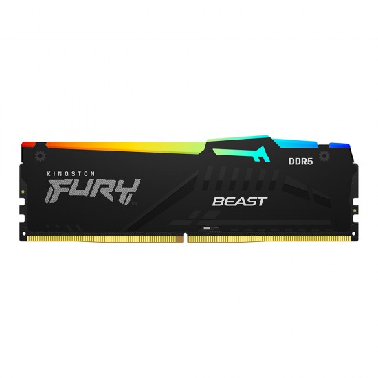 แรม RAM PC Kingston 16Gb/5600 DDR5 CL40 FURY Beast Black RGB (KF556C40BBA-16) สามารถออกใบกำกับภาษีได้