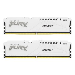 แรม RAM PC Kingston 32Gb/5200 DDR5 FURY Beast White (KF552C40BWK2-32)16x2 สามารถออกใบกำกับภาษีได้