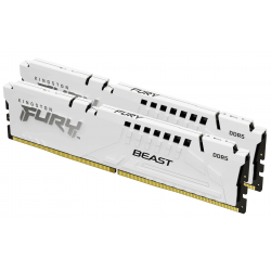 แรม RAM PC Kingston 32Gb/5200 DDR5 FURY Beast White (KF552C40BWK2-32)16x2 สามารถออกใบกำกับภาษีได้