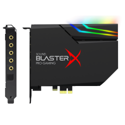 SOUND CARD Creative Blaster X AE-5 Pro-Gaming 7.1 PCIe Buil-in RGB Controller (SB1740)