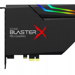 SOUND CARD Creative Blaster X AE-5 PLUS Pro-Gaming 7.1 PCIe Buil-in RGB Controller (SB1740 Rev A)