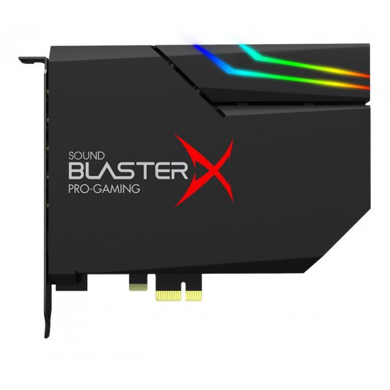 SOUND CARD Creative Blaster X AE-5 PLUS Pro-Gaming 7.1 PCIe Buil-in RGB Controller (SB1740 Rev A)