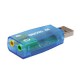 SOUND CARD External CC008 USB Virtual 5.1 Channel Adapter USB Audio Controller
