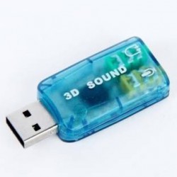SOUND CARD External CC008 USB Virtual 5.1 Channel Adapter USB Audio Controller