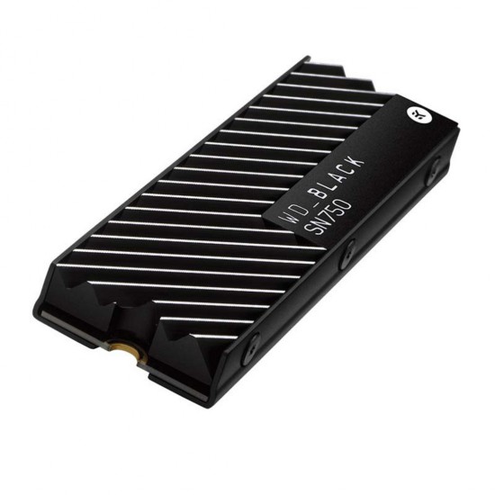 เอสเอสดี SSD M.2 WD 500Gb SSD M.2 Black SN750 Gaming NVMe Heatsink (WDS500G3XHC)Read3,470/Write2,600 สามารถออกใบกำกับภาษีได้
