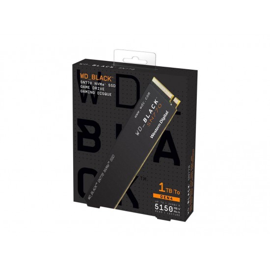เอสเอสดี SSD M.2 WD 1TB SSD M.2 Black SN770 NVMe/PCIe4 (WDS100T3X0E) สามารถออกใบกำกับภาษีได้