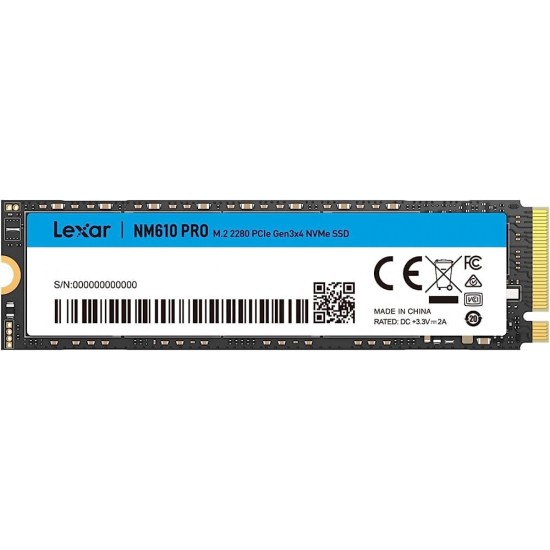 เอสเอสดี SSD M.2 Lexar NM610 Pro 1Tb NVMe (LNM610P001T-RNNNG) สามารถออกใบกำกับภาษีได้